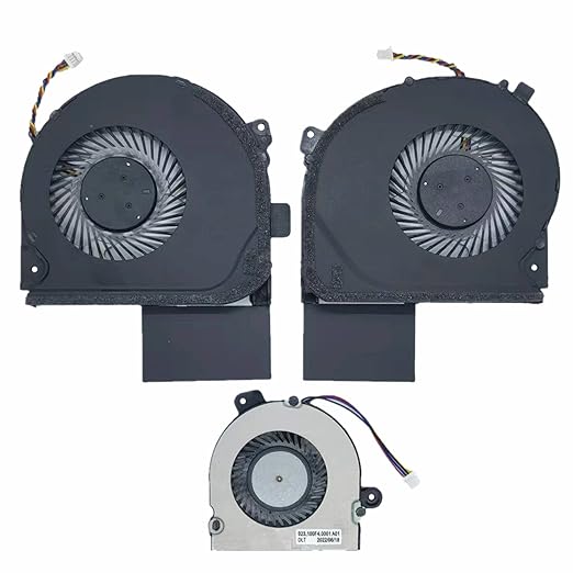 Set 3 coolere procesor laptop Asus  ROG Strix GL703GS GL703GM GL703 S7B GL703GS-DS74 GL703GM-DS74 GL703GM-NS73 DFS601712M00T FK0A DFS593512MN0T FK08
