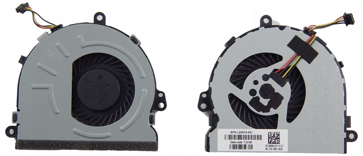 Cooler procesor laptop HP 250 G7 255 G7 15-DA 15-DB  15-DA  15G-DR  15-DR  15-DX  15-DI  15-BS  15Q-DX  15T-DS  15Q-DS