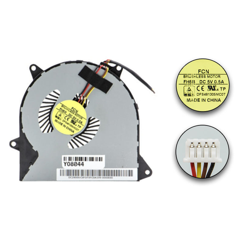 Cooler procesor laptop Lenovo IdeaPad  100-14IBD 110-14AST 110-15AST 110-17ACL 110-17IKB 110-17ISK  B50-50 V110-17IKB V110-17ISK 100-15IBD 110-15ACL 4PIN