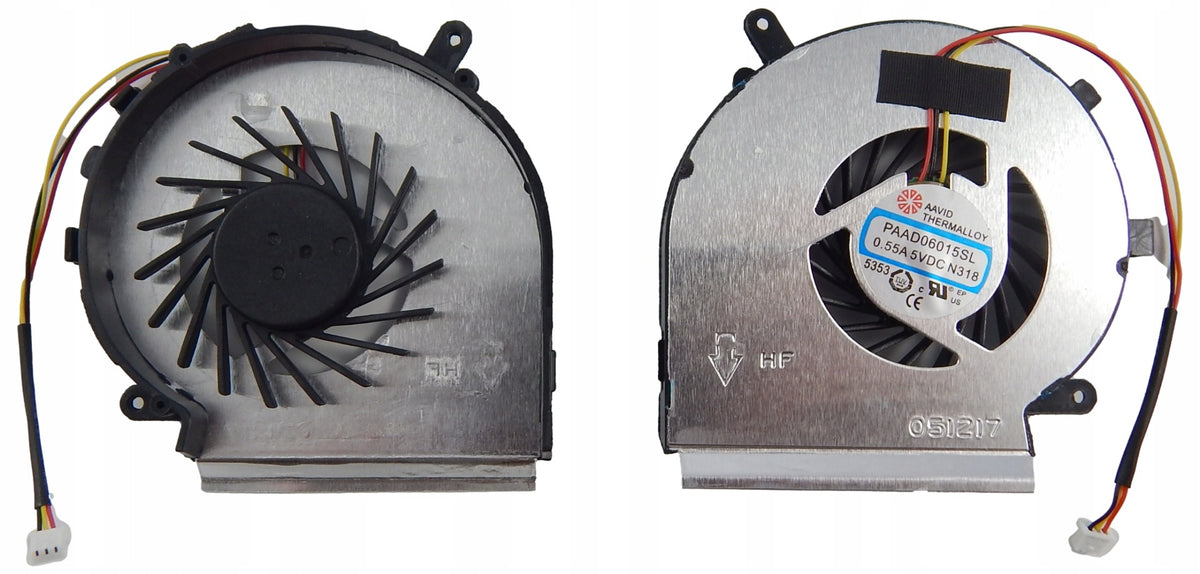 Cooler procesor laptop CPU MSI GE72 GE62 PE60 PE70 GL62 GL72 GP62 2QE 6QG MS-1794 MS-1795 PAAD06015SL 3PIN
