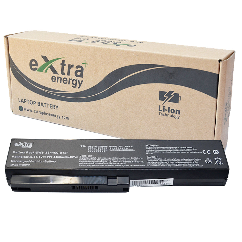 Baterie laptop Fujitsu-Siemens SW8 TW8 LG R410 R510 HASEE HP550 SQU-805 SQU-804 SQU-807 3UR18650-2-T0188, 6 celule, 4400mAh, 11.1V, Li-Ion