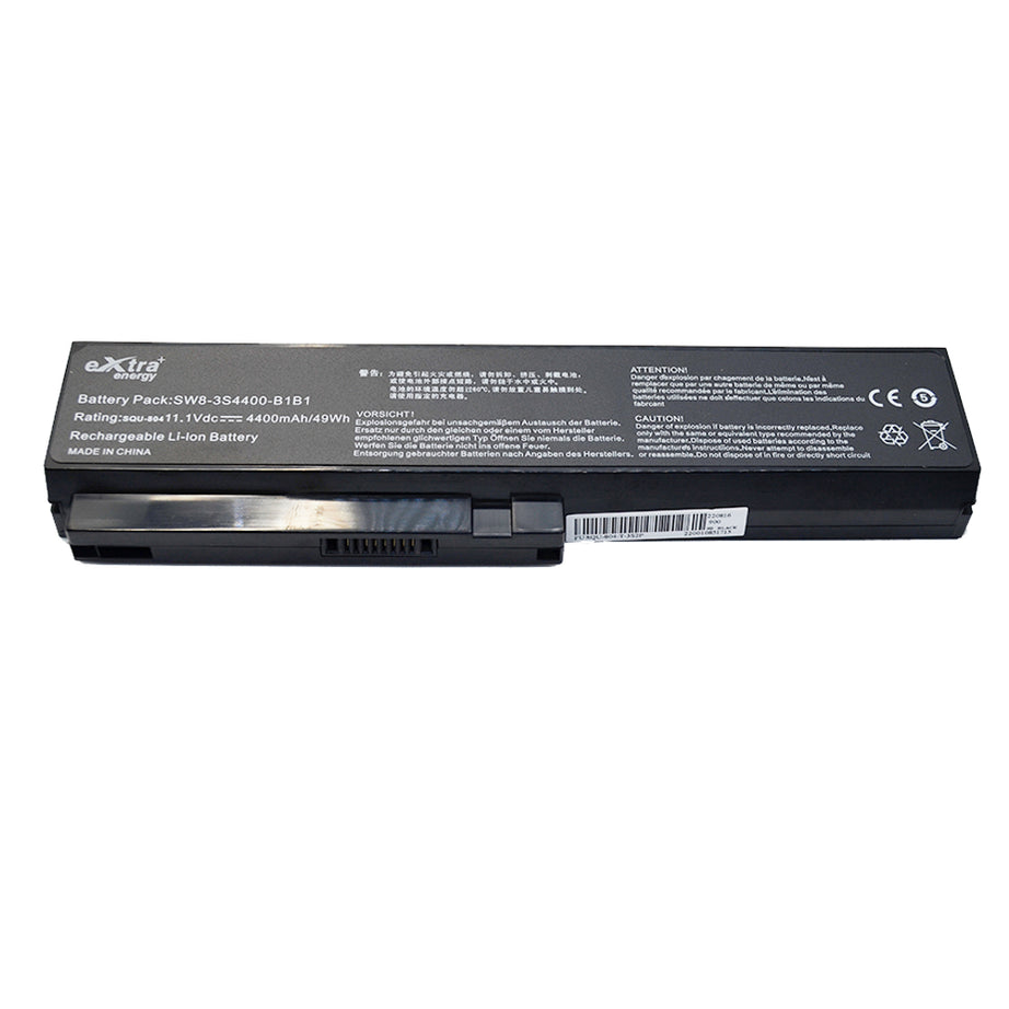 Baterie laptop Fujitsu-Siemens SW8 TW8 LG R410 R510 HASEE HP550 SQU-805 SQU-804 SQU-807 3UR18650-2-T0188, 6 celule, 4400mAh, 11.1V, Li-Ion