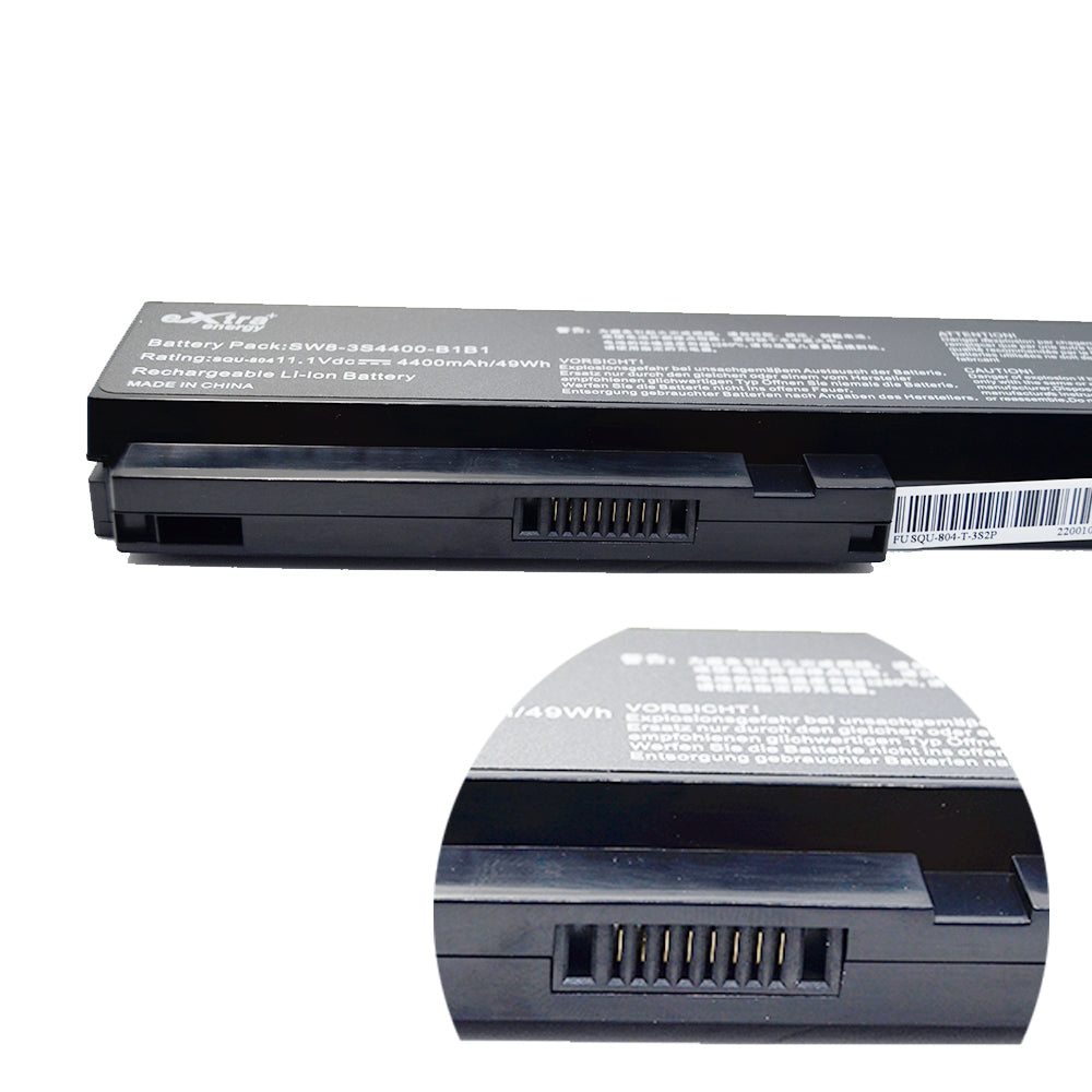 Baterie laptop Fujitsu-Siemens SW8 TW8 LG R410 R510 HASEE HP550 SQU-805 SQU-804 SQU-807 3UR18650-2-T0188, 6 celule, 4400mAh, 11.1V, Li-Ion