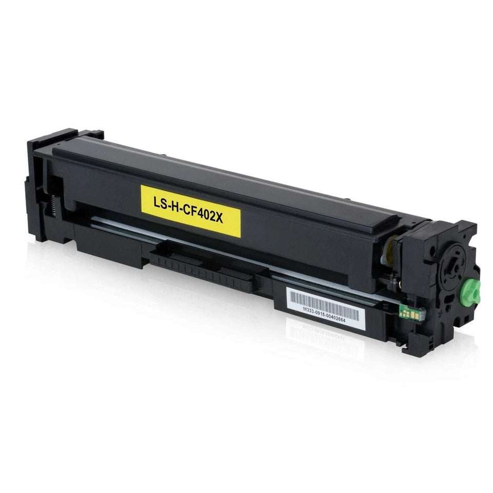 Toner compatibil HP 201X CF402X pentru HP Color LJ M277dn, HP Color LJ M277dw și HP Color LJ Pro M252dn, Galben, 2.300 pagini