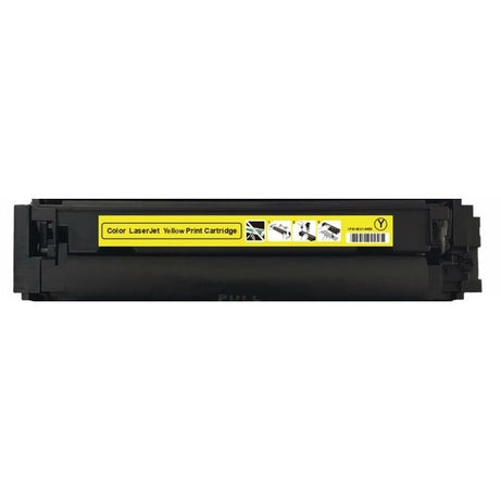 Toner compatibil HP 203A W2032A pentru HP LaserJet Enterprise MFP M480F, HP Pro M454DN și HP Pro M454DW, Galben, 2.100 pagini