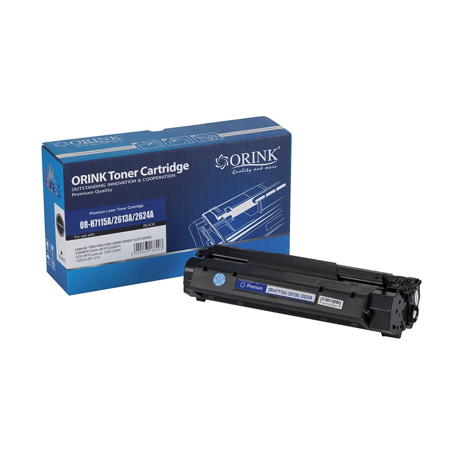 Toner compatibil HP 13A C7115A/Q2613A/Q2624A, Negru, 2500 pagini