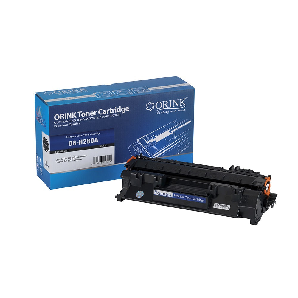 Toner compatibil HP 80A CF280A, Negru, 2700 pagini