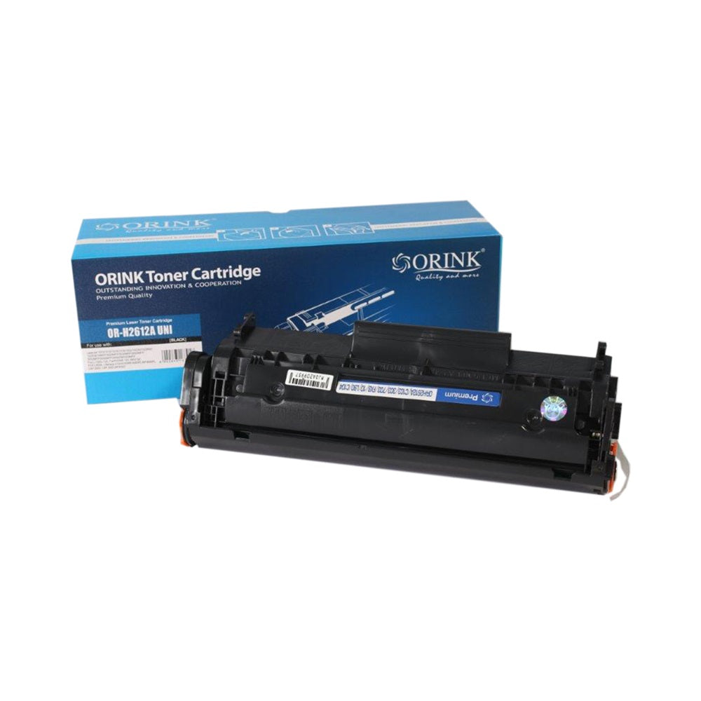 Toner compatibil Premium Economy HP 12A, Canon, Q2612A, CRG103, CRG303, CRG703, Negru, 2000 pagini