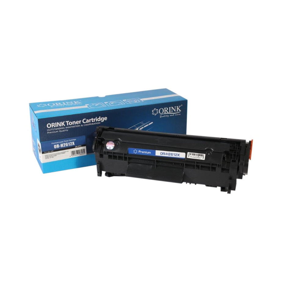 Toner compatibil HP 12X Q2612X, Negru, 3000 pagini