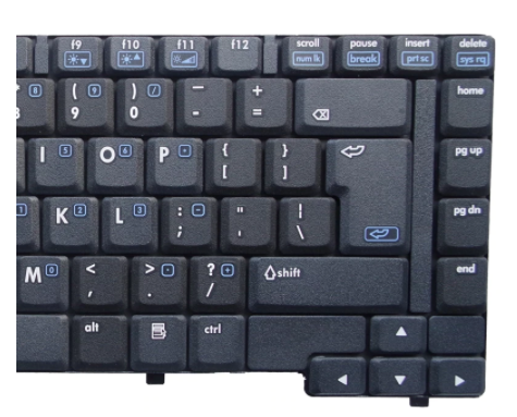 Tastatura laptop pentru HP 6910 6910P NC6400, US International, fără iluminare, fără NumPad