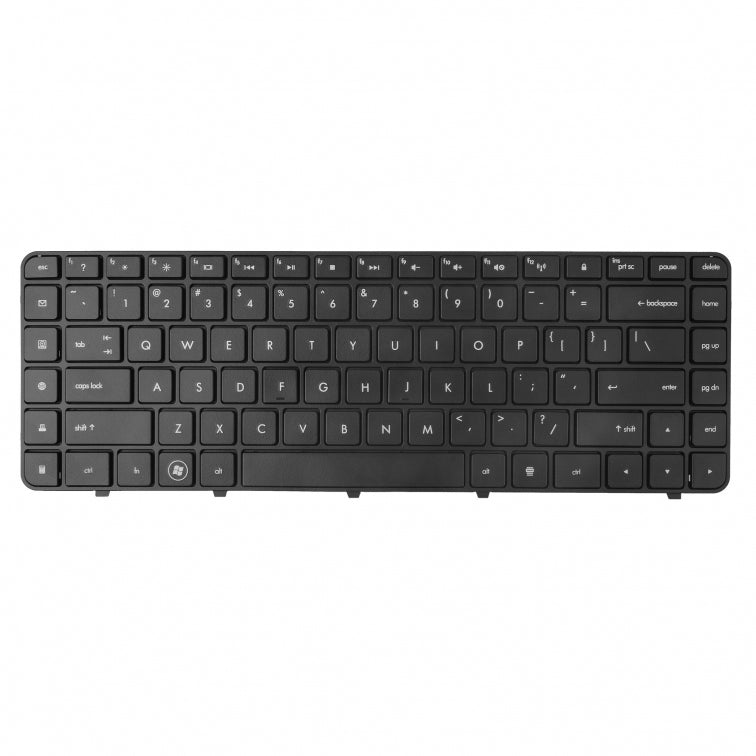 Tastatura laptop pentru HP PAVILION DV6-3000 DV6-4000 DV6-3100 DV6-3200 DV6-3300 DV6T-3000 DV6Z-3000 cu rama, US International, fără iluminare, fără NumPad