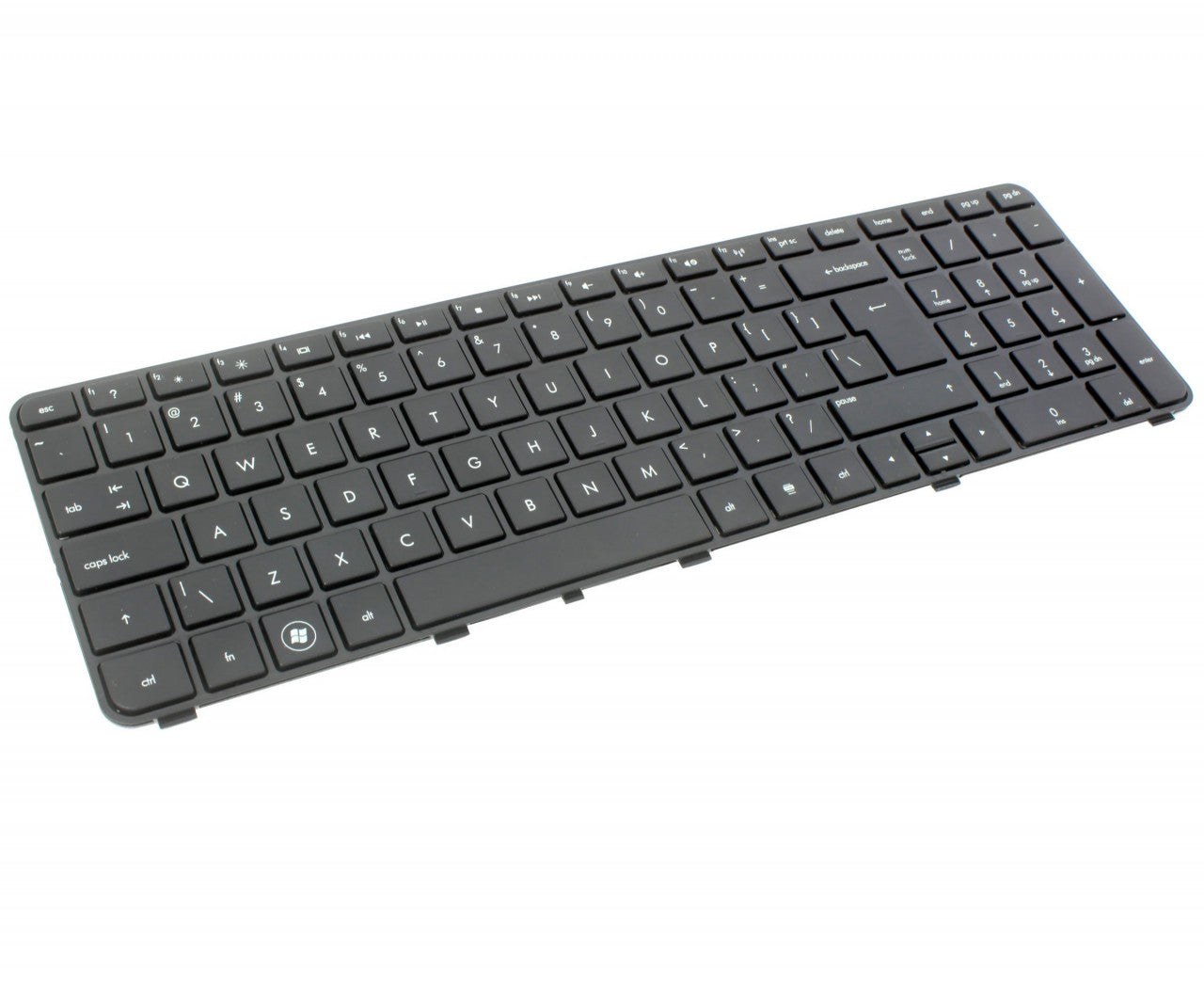 Tastatura laptop pentru HP PAVILION DV7-4000 DV7-5000 UK cu rama, UK, fără iluminare, cu NumPad