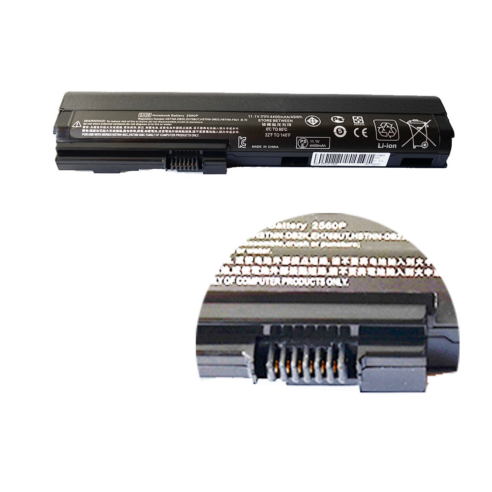 Baterie laptop HP EliteBook 2560p 2570p, 6 celule, 4400mAh, 11.1V, Li-Ion