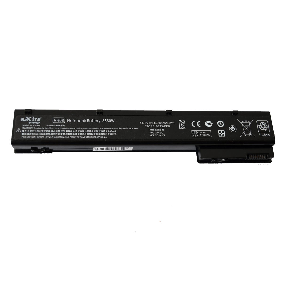 Baterie laptop HP EliteBook 8560w 8570w 8760w 8770w, 8 celule, 4400mAh, 14.8V, Li-Ion