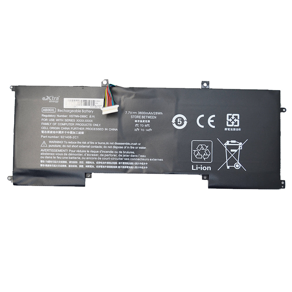 Baterie laptop HP Envy 13 2017 13-AD019TU AD022TU AD023TU AD024TU AD025TU AD026TU AD027TU AB06XL HSTNN-DB8C, 2 celule, 3600mAh, 7.7V, Li-Polymer