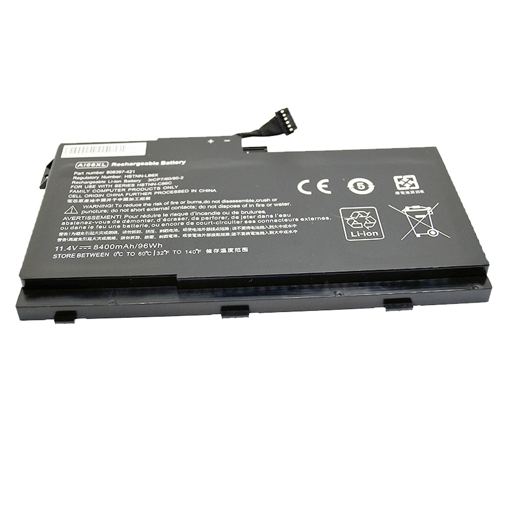 Baterie laptop HP ZBook 17 G3 Series A106XL AIO6XL HSTNN-LB6X HSTNN-C86C 808397-421 808451-001 808451-002 AI06096XL, 4 celule, 8400mAh, 11.4V, Li-Ion