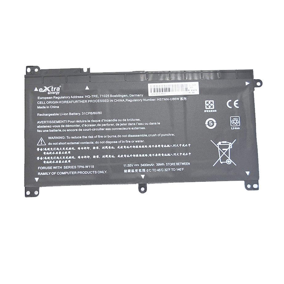 Baterie laptop HP Pavilion x360 13-U M3-U HP Stream 14-AX 14-CB BI03XL ON03XL, 3 celule, 3400mAh, 11.55V, Li-Polymer