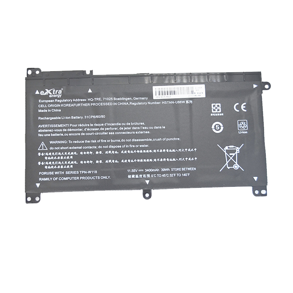 Baterie laptop HP Pavilion x360 13-U M3-U HP Stream 14-AX 14-CB BI03XL ON03XL, 3 celule, 3400mAh, 11.55V, Li-Polymer