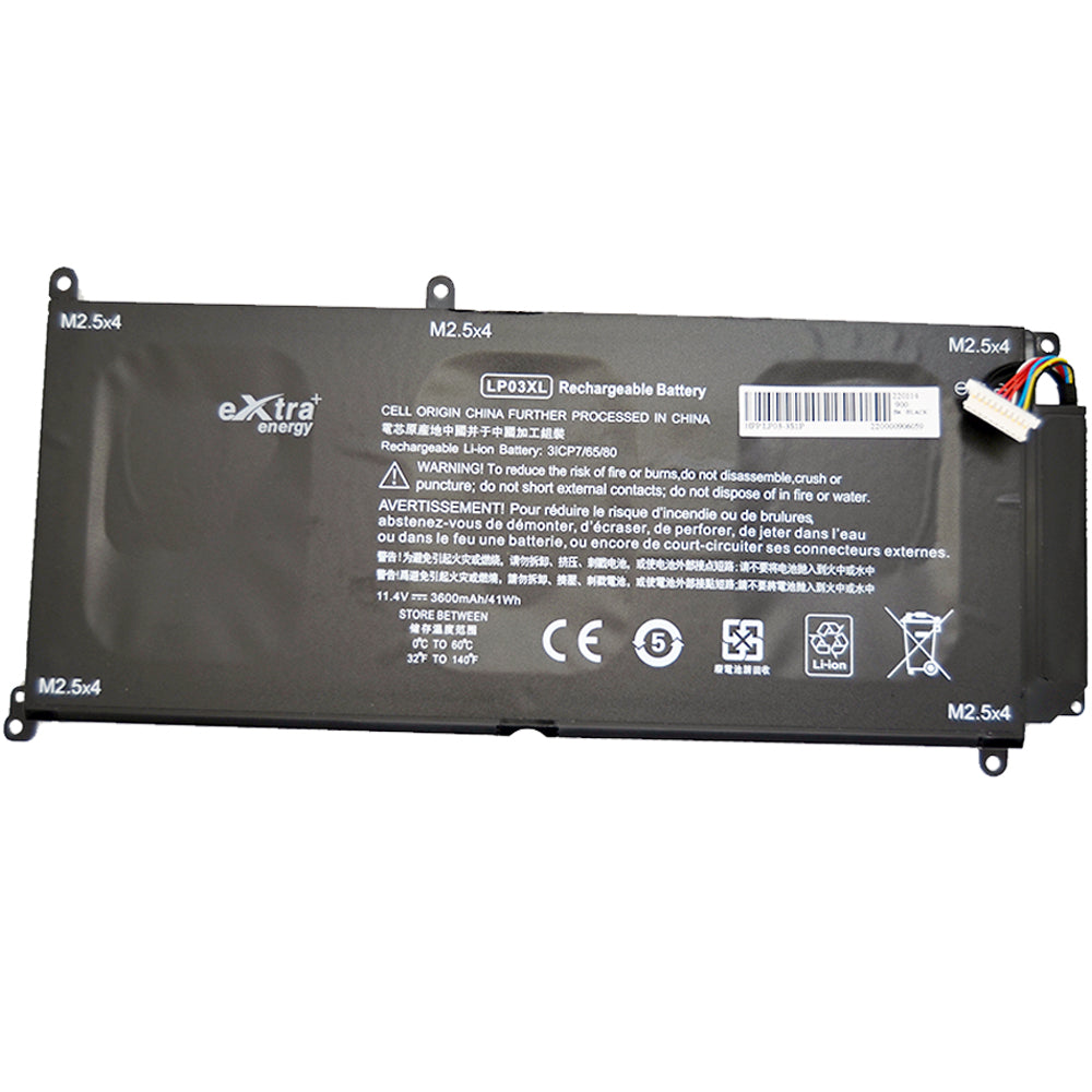 Baterie laptop HP Envy 15-ae000 15-ae100 M6-P113Dx M6-P Series LP03048XL HSTNN-DB6X HSTNN-DB7C HSTNN-UB6R LP03XL, 3 celule, 3600mAh, 11.4V, Li-Ion