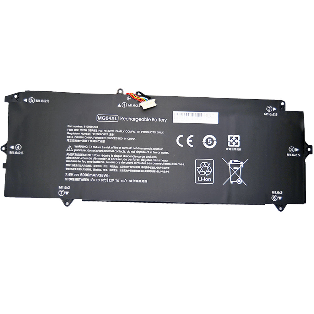 Baterie laptop Hp Elite X2 1012 G1 HSTNN-DB7F MG04XL 812060-2B1 812060-2C1 812205-001, 4 celule, 5000mAh, 7.6V, Li-Polymer