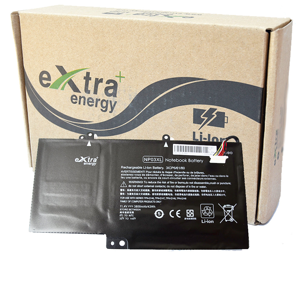 Baterie laptop HP Pavilion 13 Envy 15 x360 NP03, 3 celule, 3400mAh, 11.4V, Li-Polymer