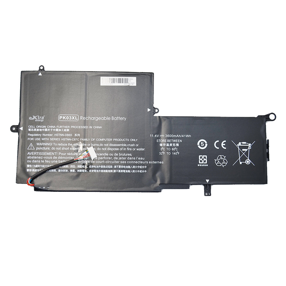 Baterie laptop HP Spectre X360 13-Y 13-4000 13T-4000 Pro x360 G1 G2 PK03XL HSTNN-DB6S TPN-Q157, 3 celule, 4800mAh, 11.4V, Li-Polymer