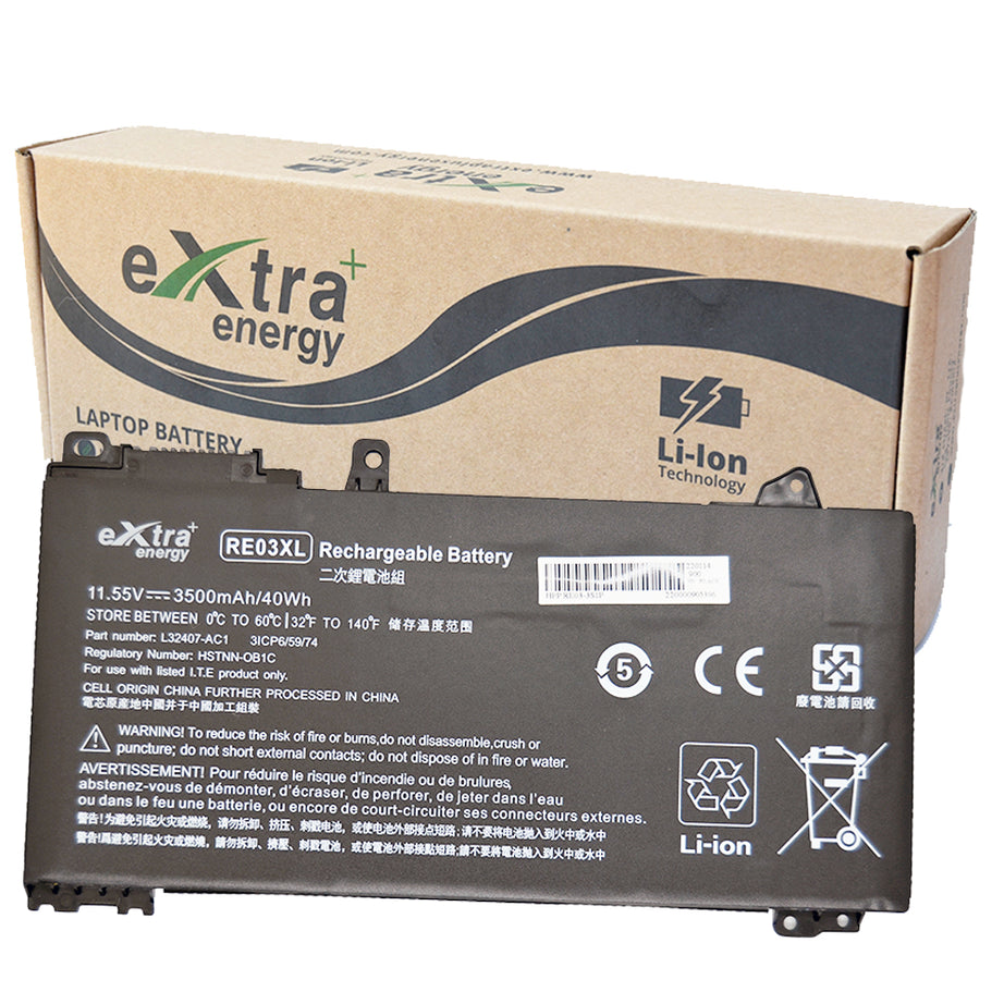Baterie laptop HP ProBook 430 G6 G7 440 G6 G7 445 G6 G7 450 G6 G7 455 G6 G7 445R G6 455R G6 RE03XL, 3 celule, 3500mAh, 11.55V, Li-Polymer