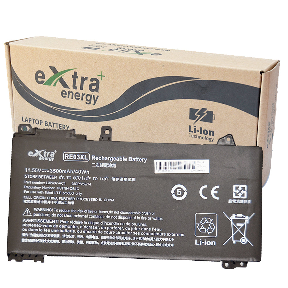 Baterie laptop HP ProBook 430 G6 G7 440 G6 G7 445 G6 G7 450 G6 G7 455 G6 G7 445R G6 455R G6 RE03XL, 3 celule, 3500mAh, 11.55V, Li-Polymer