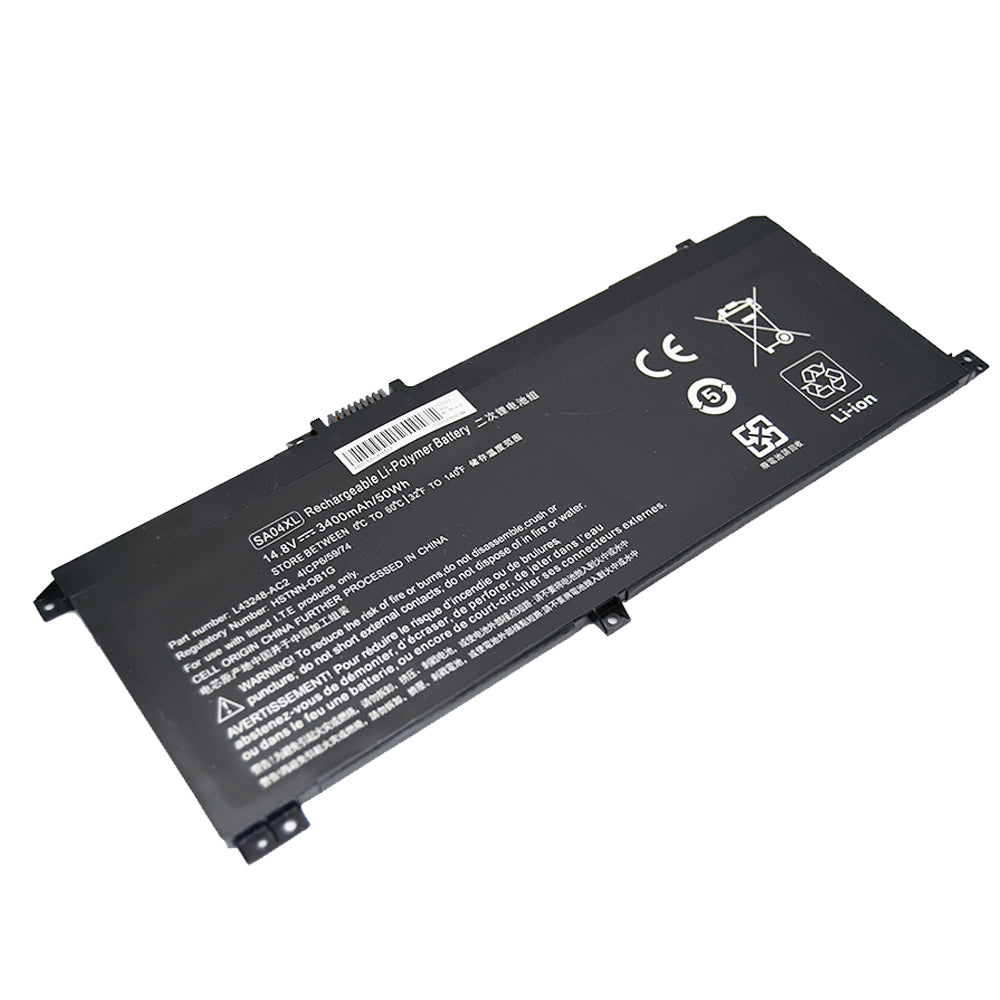 Baterie laptop HP Envy X360 15-DR 15-DS 15Z-DS 15M-DR 15T-DR 17T-CG 17M-CG SA04XL, 4 celule, 3400mAh, 14.8V, Li-Ion