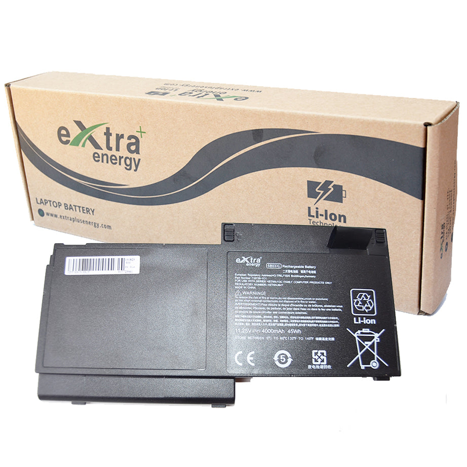 Baterie laptop HP EliteBook 720 G1 G2 820 G1 G2 SB03XL, 3 celule, 4000mAh, 11.25V, Li-Polymer