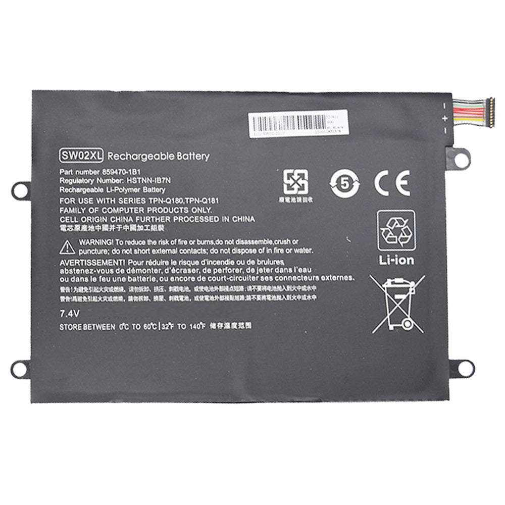 Baterie laptop HP X2 210 G2 HSTNN-IB7N 889517-855 TPN-Q180 TPN-Q181 SW02XL, 2 celule, 4000mAh, 7.4V, Li-Polymer