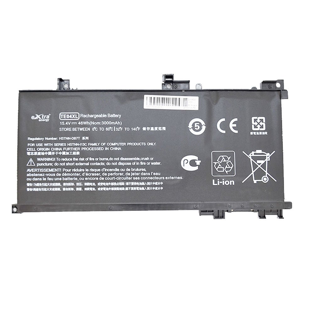 Baterie laptop HP TE04 TE04XL 905175-271 HSTNN-DB7T Omen 15-ax200 Pavilion 15-bc000, 4 celule, 2800mAh, 15.4V, Li-Polymer
