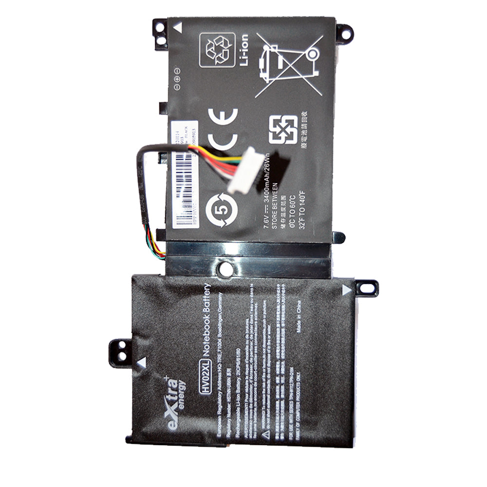 Baterie laptop HP Pavilion x360 11-K 11-K002NW 11-K102NW, HP Spectre 13-4000 13-4000NW 13-4100NW HV02XL, 2 celule, 3400mAh, 7.6V, Li-Polymer