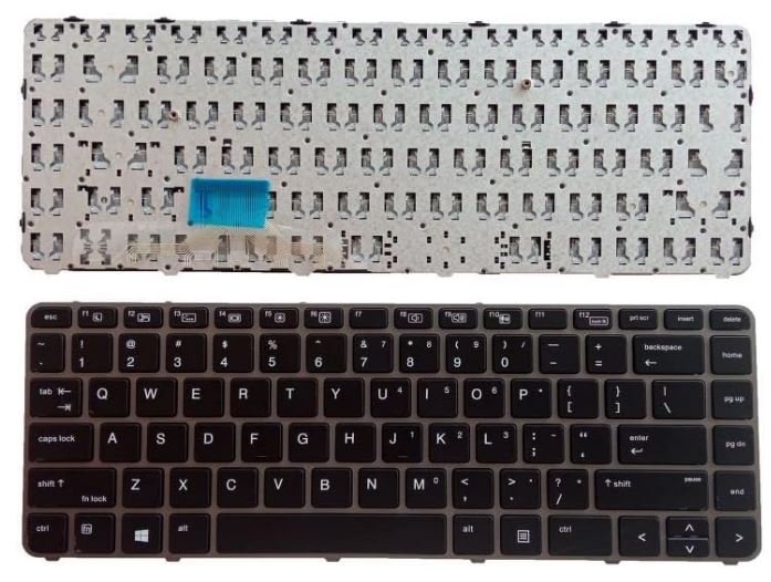 Tastatura laptop pentru HP Folio 1040 G3 844423-001 818252-001, US International, fără iluminare, fără NumPad