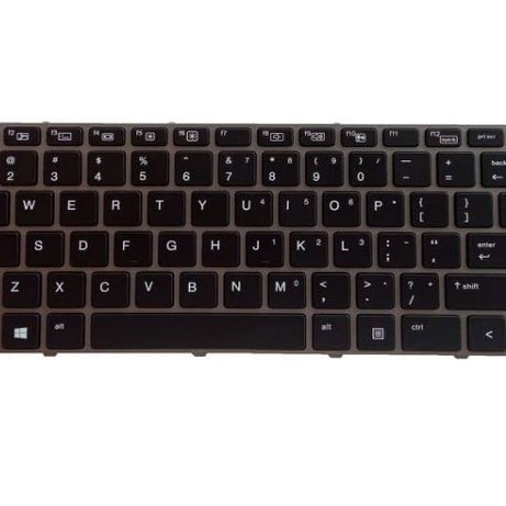 Tastatura laptop pentru HP Folio 1040 G3 844423-001 818252-001, US International, fără iluminare, fără NumPad