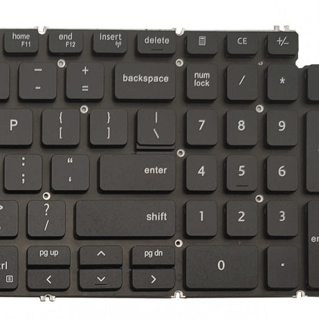 Tastatura laptop pentru Dell Vostro 3500 3501 5501 5502 5590 7500 7590 00WNM6 0WNM6 01FRFK 1FRFK, US International, fără iluminare, cu NumPad