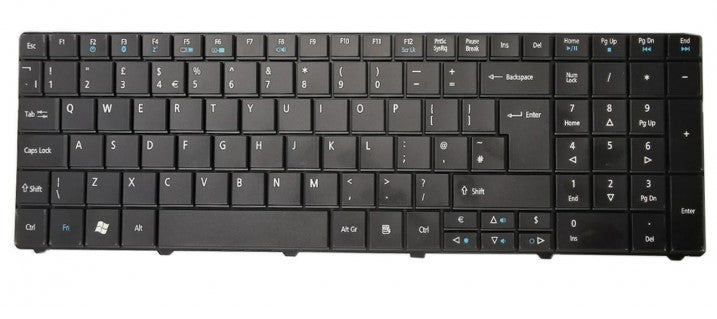 Tastatura laptop pentru Acer Aspire e1-571 e1-531 TM 5335 model UK, US International, fără iluminare, cu NumPad