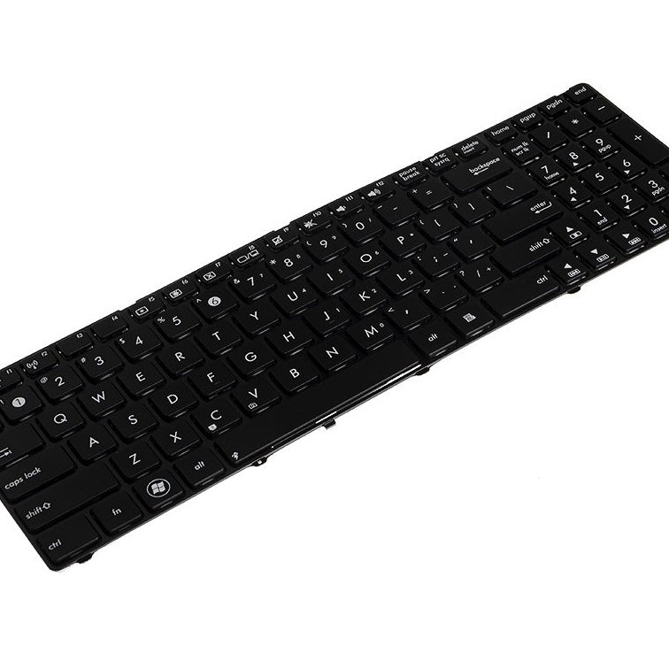 Tastatura laptop pentru Asus K50 K50A K50AB K50AD K50AE K50AF K50C K50i K50iD K50IE K50IJ K50iJ-SX K50IL K50IN K50IP K50X, US International, fără iluminare, cu NumPad