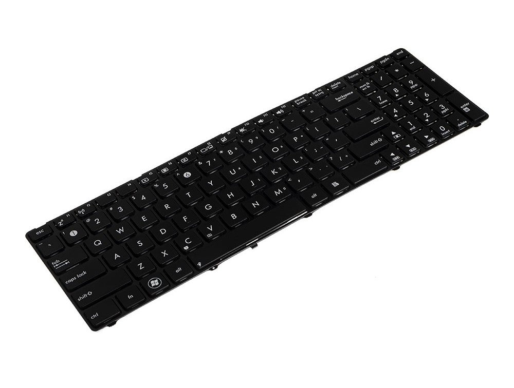 Tastatura laptop pentru Asus K50 K50A K50AB K50AD K50AE K50AF K50C K50i K50iD K50IE K50IJ K50iJ-SX K50IL K50IN K50IP K50X, US International, fără iluminare, cu NumPad