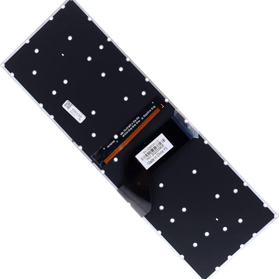 Tastatura laptop pentru Acer Aspire V15 VN7-593 VN7-593G V17 VN7-793 VN7-793G VX15 VX5-591 VX5-591G backlit panglica lata, US International, iluminată, cu NumPad