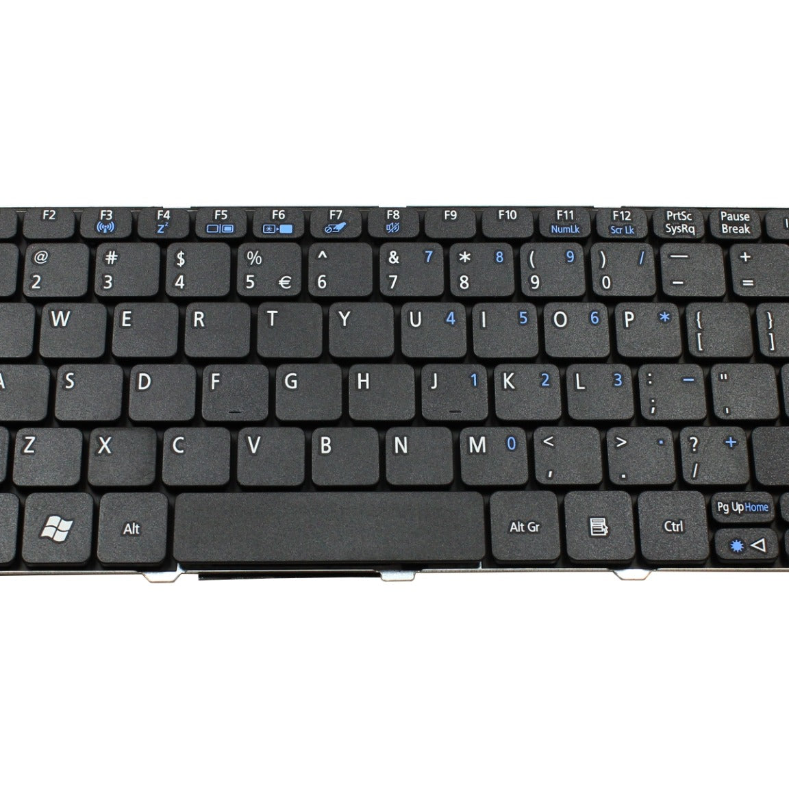 Tastatura laptop pentru Acer Aspire One AO521 D255 D257 D260 D270 eMachines EM350 Gateway LT2102, US International, fără iluminare, fără NumPad