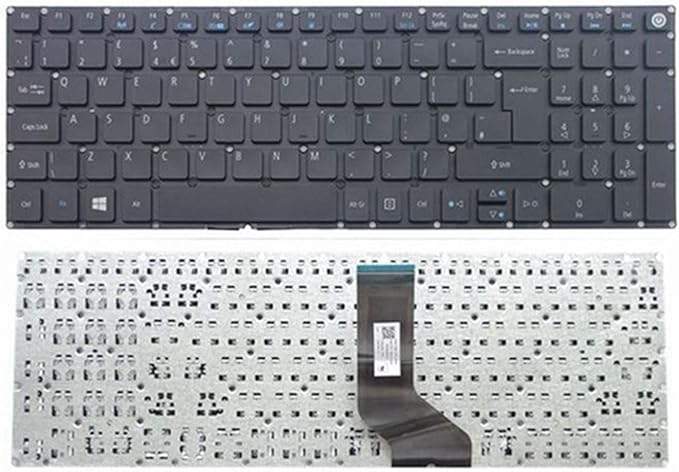 Tastatura laptop pentru for Acer Aspire E5-573 E5-522 E5-722G E5-572 model UK, UK, fără iluminare, cu NumPad