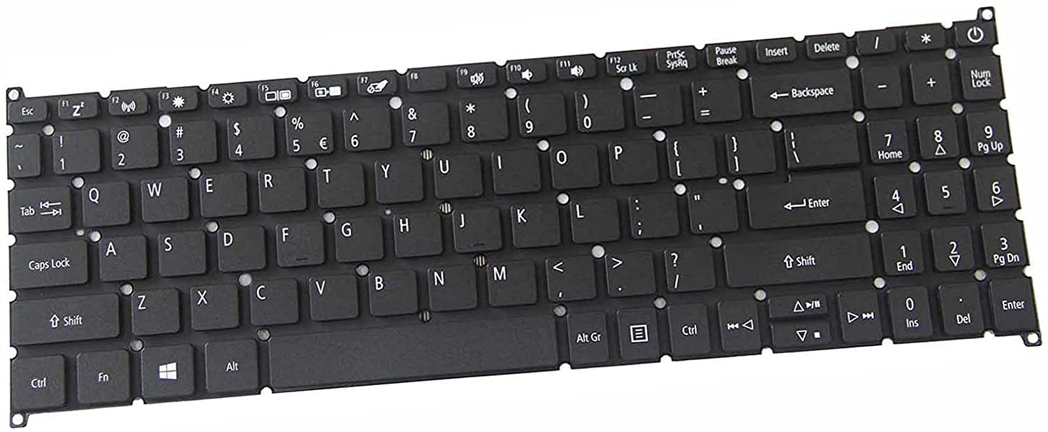 Tastatura laptop pentru Acer Aspire S50-51 N18C1 N18Q13 N19C1 N19H1, US International, fără iluminare, cu NumPad
