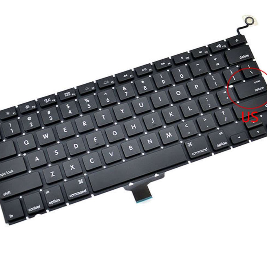 Tastatura laptop pentru Apple MacBook Pro 13-inch A1278 2008 2009 2010 2011 2012 2013 2014 2015, US International, fără iluminare, fără NumPad