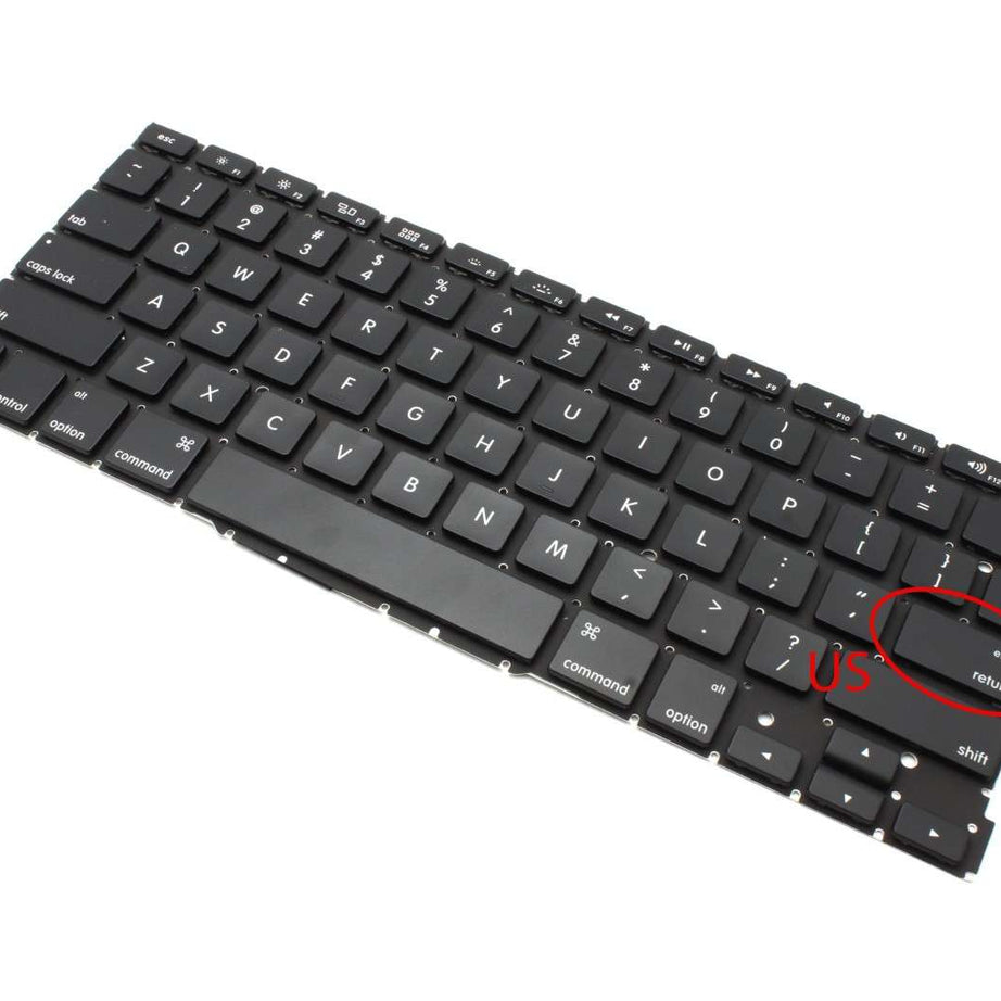 Tastatura laptop pentru Apple MacBook Pro A1502 13" 2013-2015 Retina ME864 ME865 ME866, US International, fără iluminare, fără NumPad
