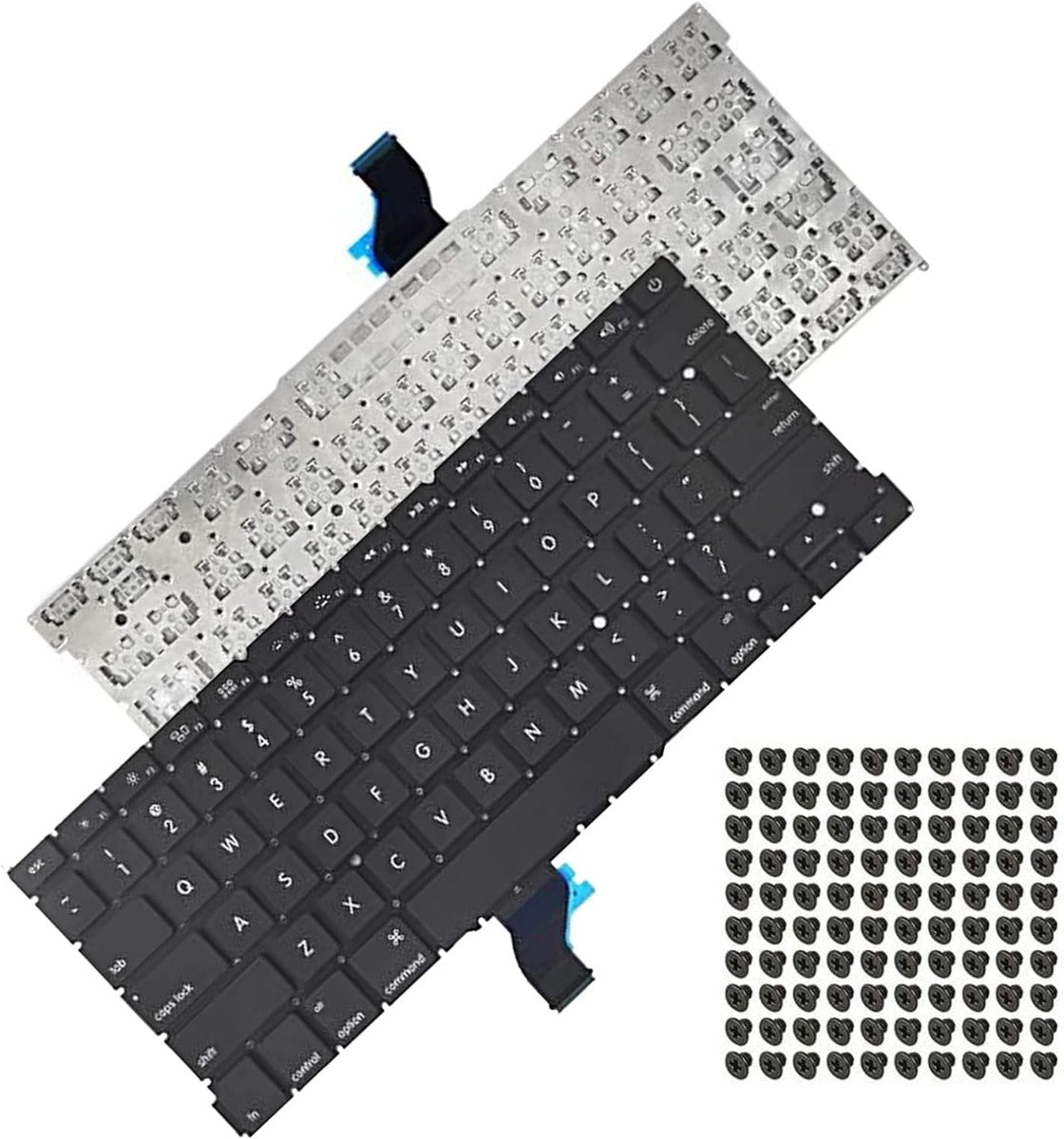 Tastatura laptop pentru Apple MacBook Pro A1502 13" 2013-2015 Retina ME864 ME865 ME866, US International, fără iluminare, fără NumPad