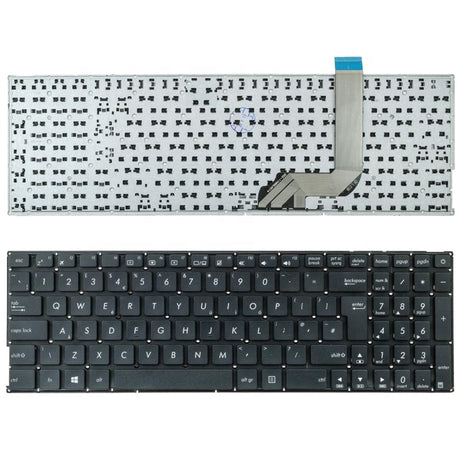 Tastatura laptop pentru Asus VivoBook X542BA X542 X542B X542U X542UR X542UQR X542 fara rama model UK, UK, fără iluminare, cu NumPad