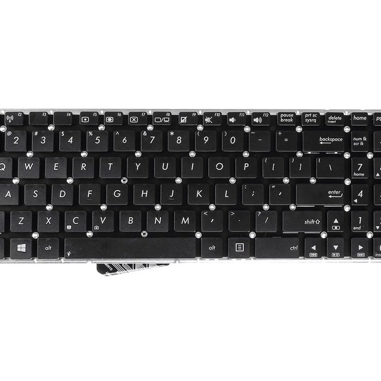 Tastatura laptop pentru Asus A555 A556 D555 X554 X555 X556 R555JM K555 fara rama, US International, fără iluminare, cu NumPad