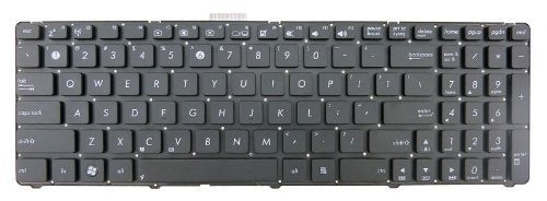 Tastatura laptop pentru Asus U52 U52F U52F-BBL5 U52F-BBL9 U52Jc U53 U53SD U53Jc U53F US, US International, fără iluminare, cu NumPad