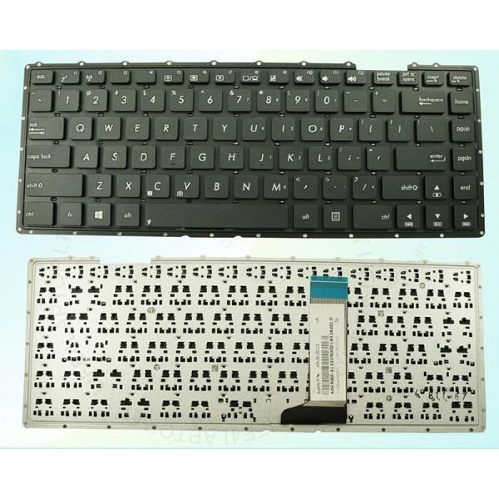 Tastatura laptop pentru Asus X456 X456U X456UA X456UB X456UV K456 K456U A456 A456U X456UF X456UJ X456UQ X456UR, US International, fără iluminare, fără NumPad
